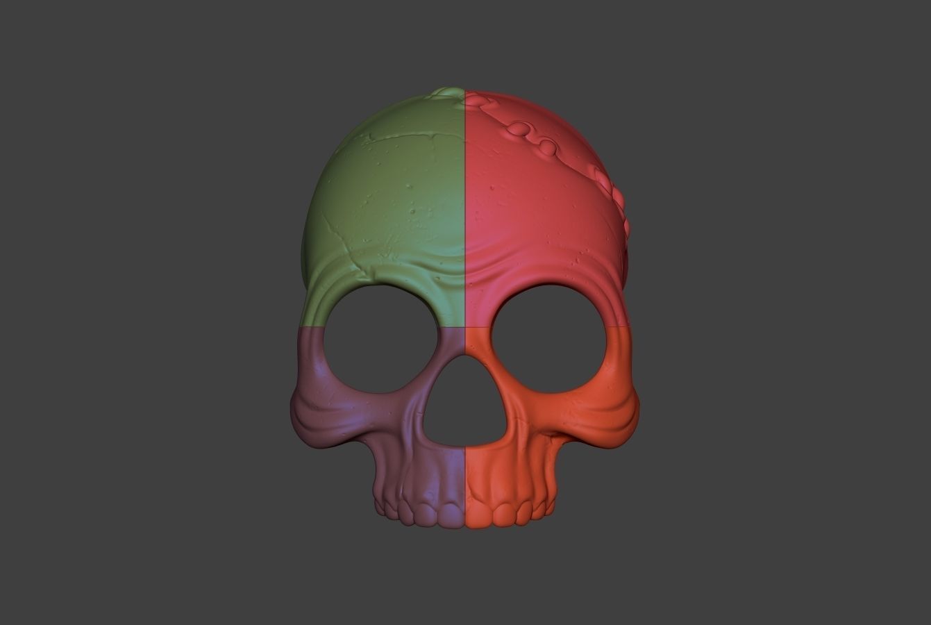 Skull Mask 6 3D print model_11