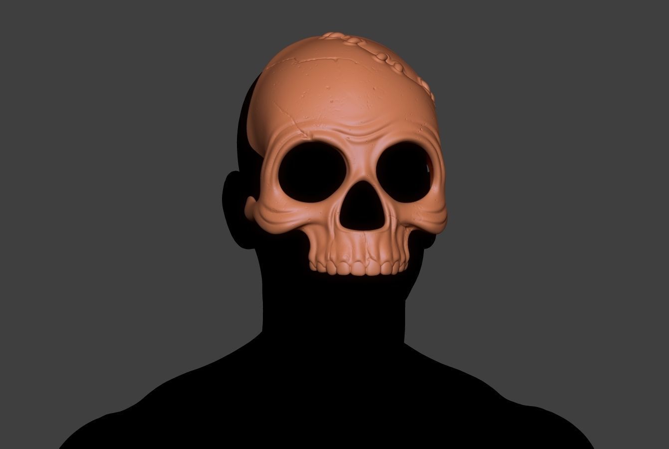 Skull Mask 6 3D print model_1