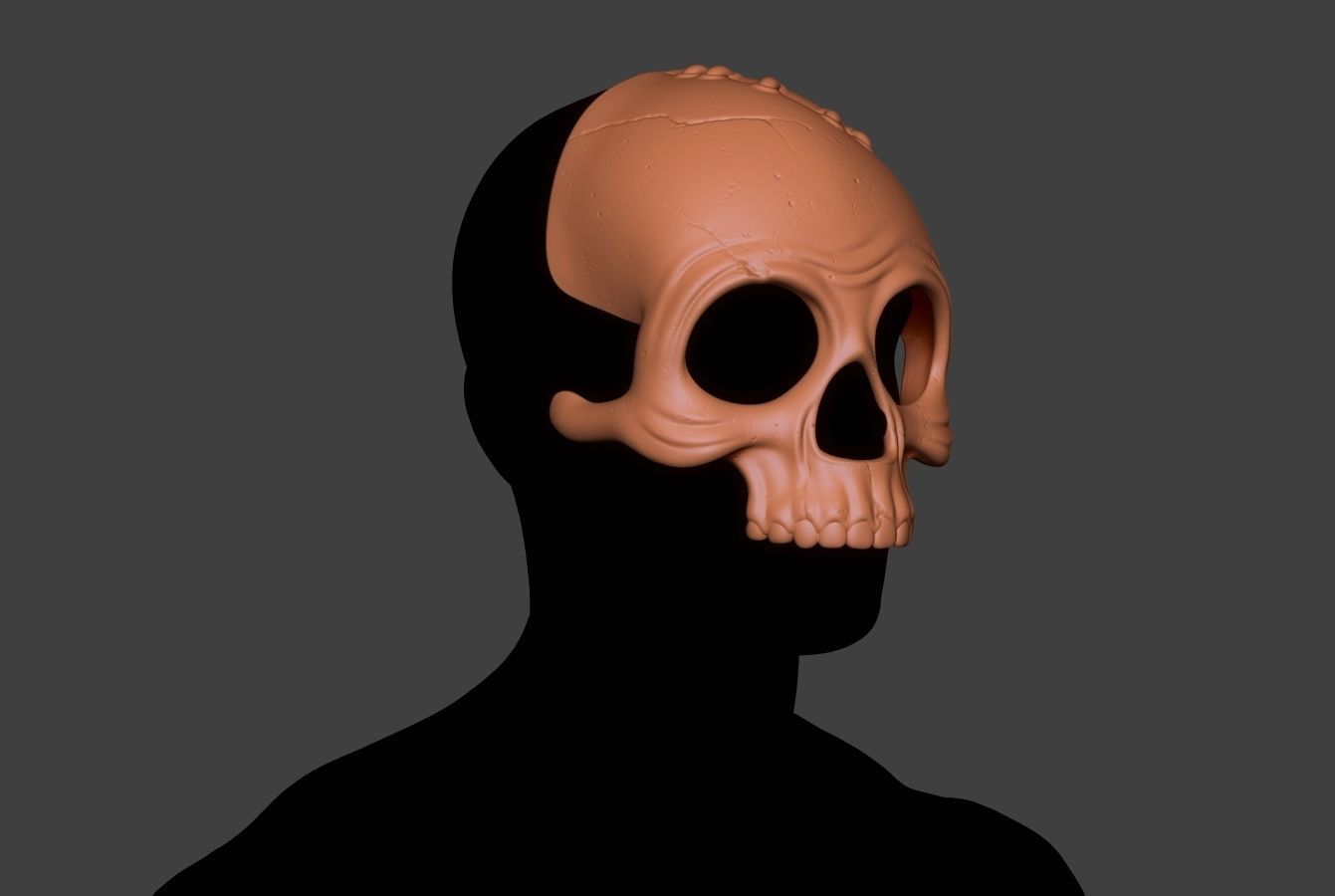 Skull Mask 6 3D print model_2