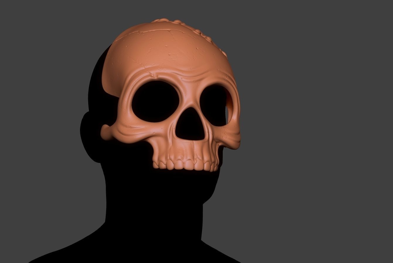 Skull Mask 6 3D print model_5