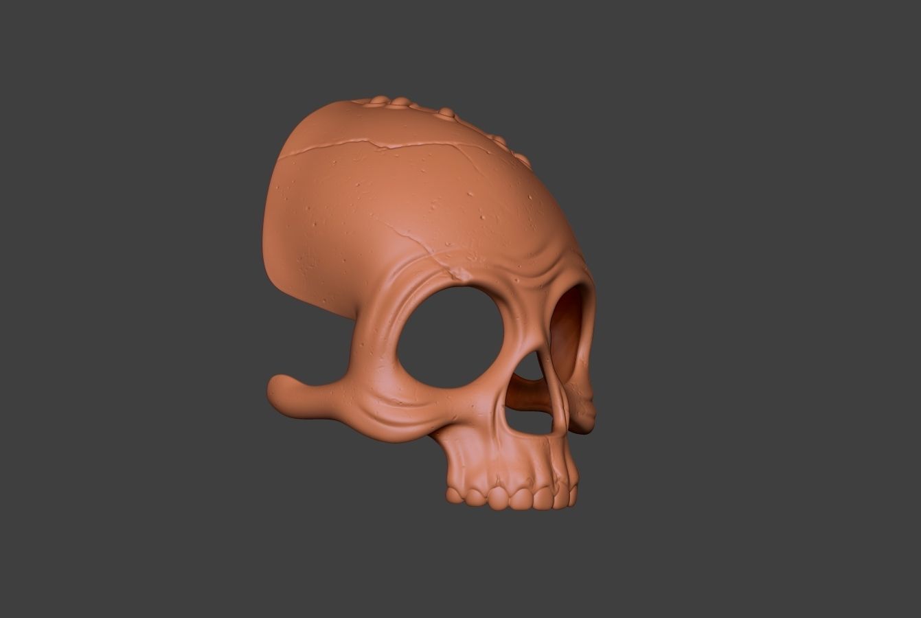 Skull Mask 6 3D print model_7