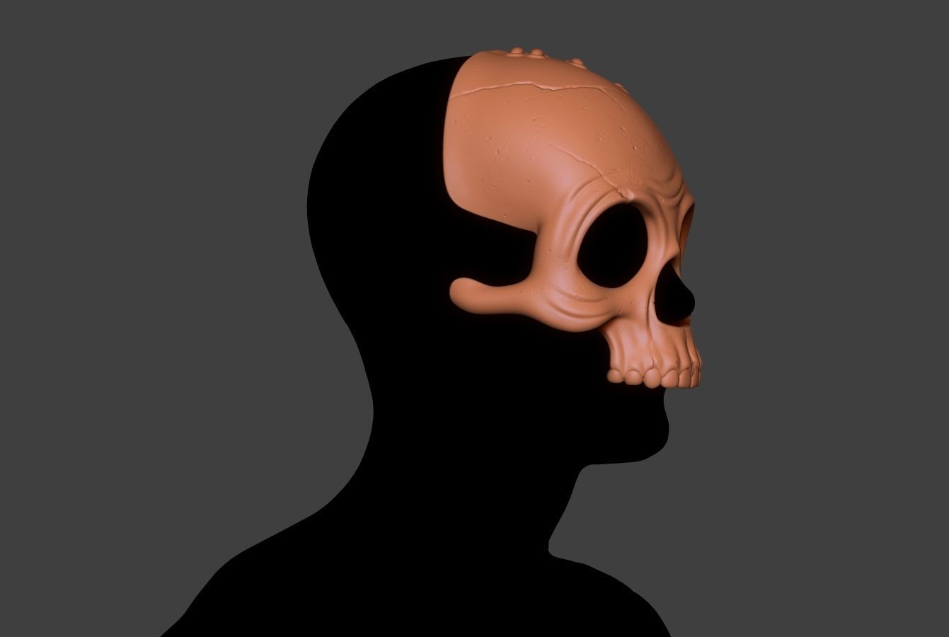 Skull Mask 6 3D print model_3