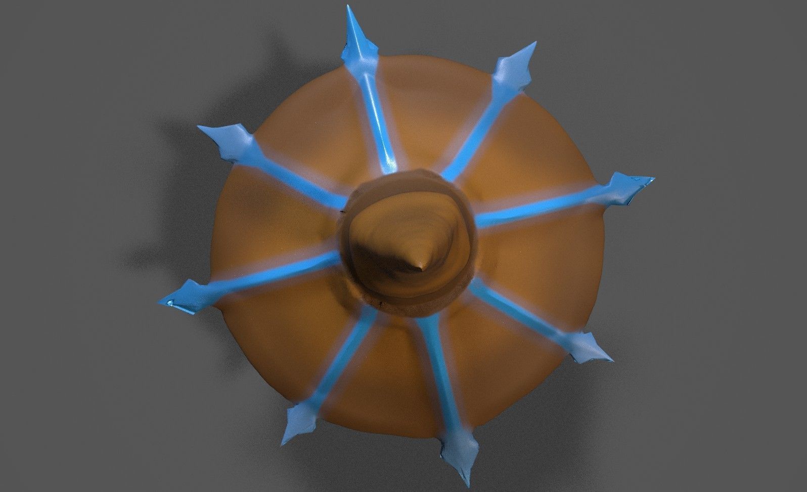 Simple Wizard Hat Free low-poly 3D model_1