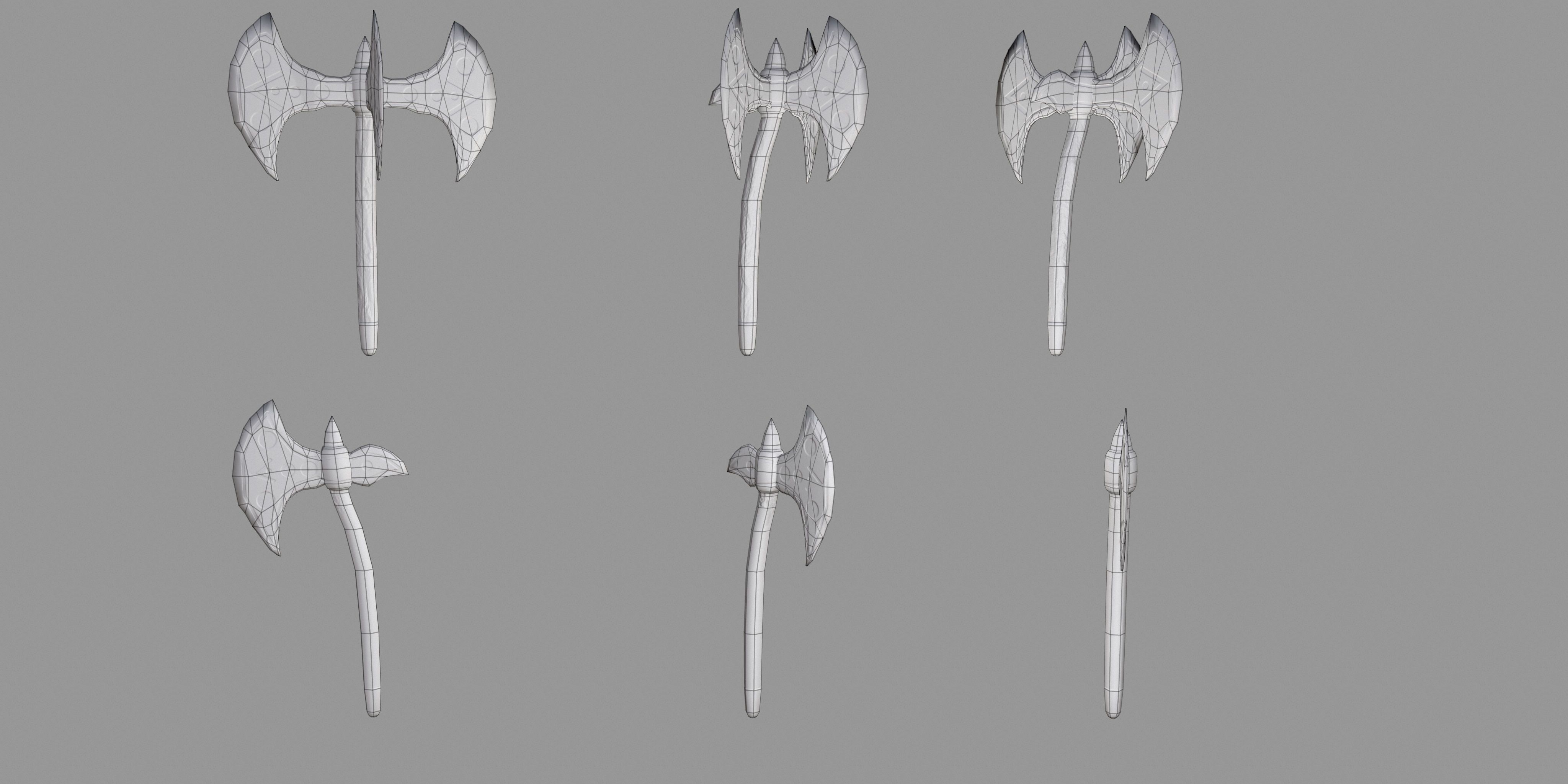 Gladiator Hulk Low-poly 3D model_42