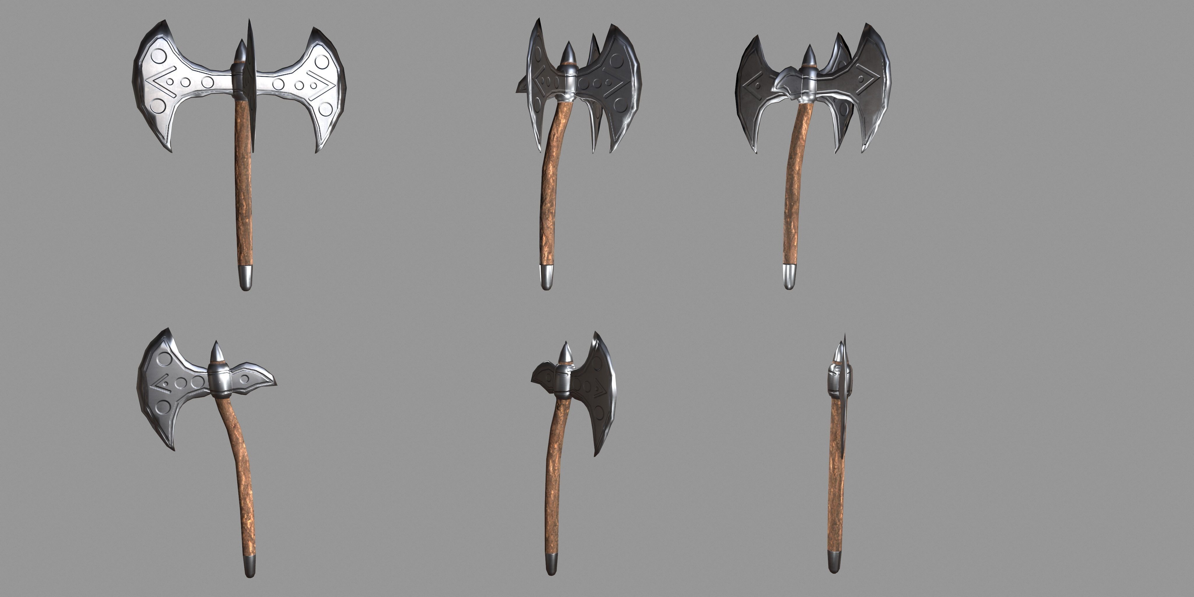 Gladiator Hulk Low-poly 3D model_41