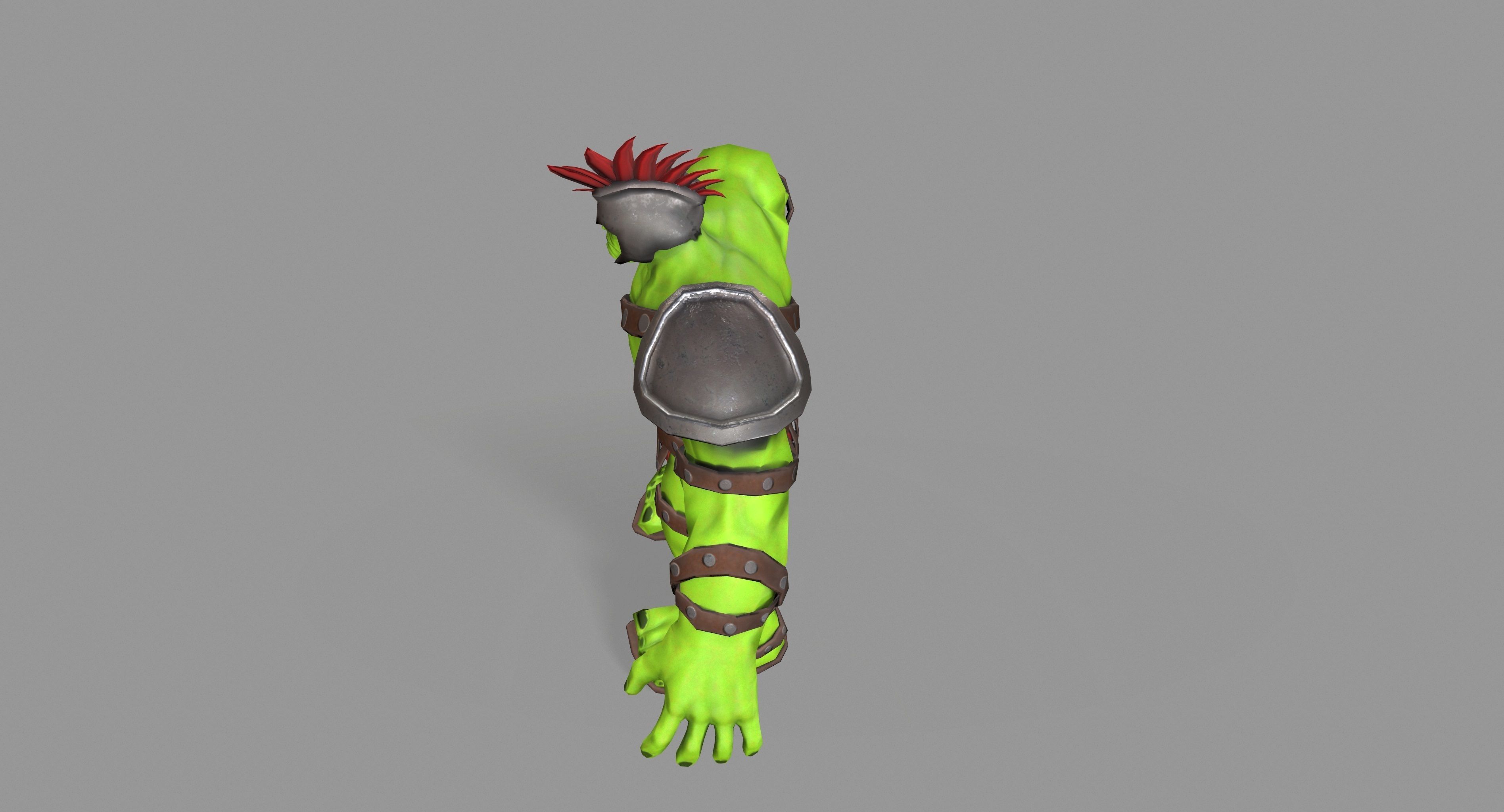 Gladiator Hulk Low-poly 3D model_23