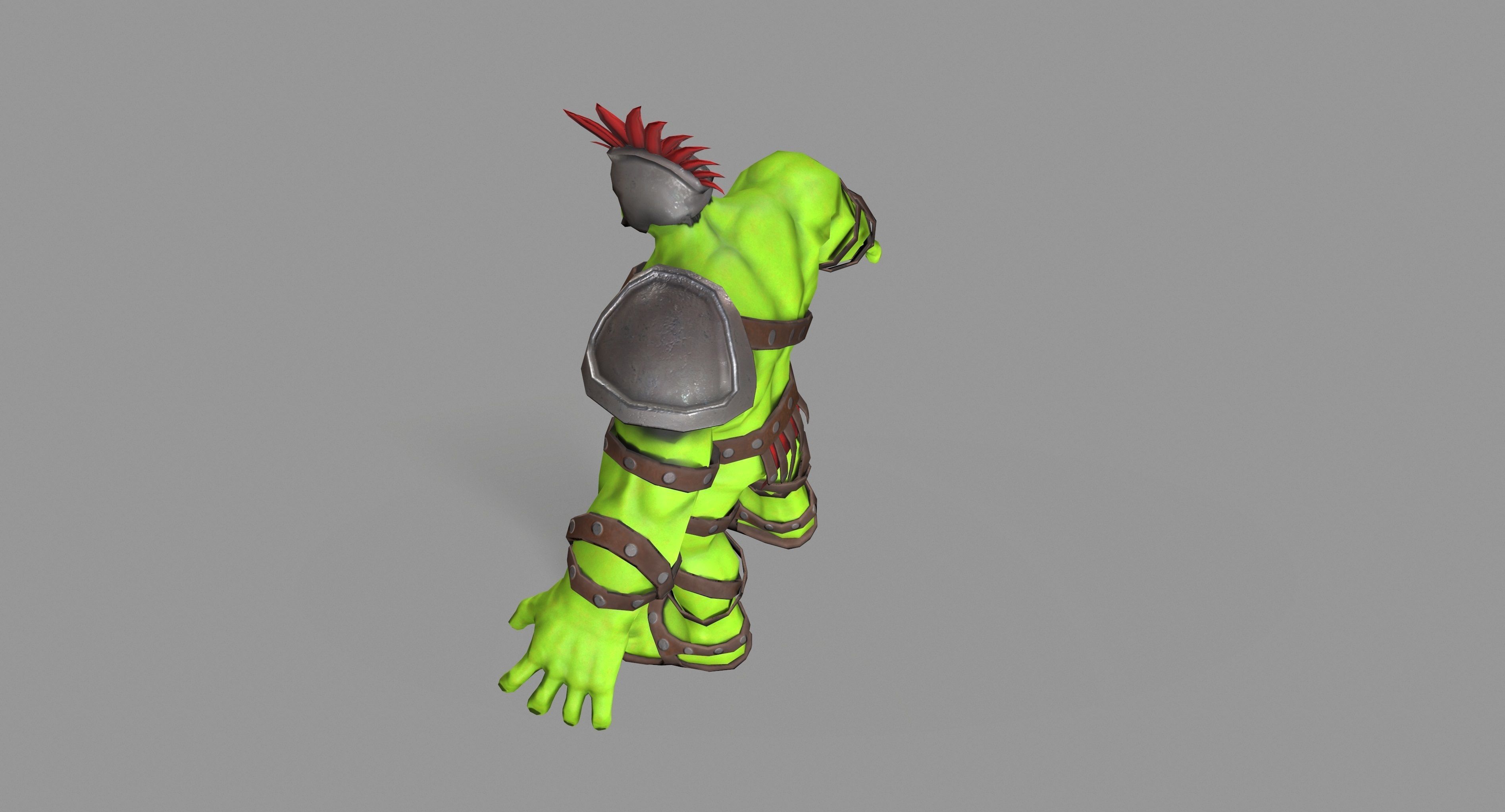 Gladiator Hulk Low-poly 3D model_22