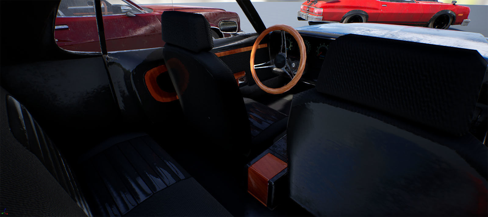 Muscle Car Pack for Unreal Engine 4 Low-poly 3D model_19