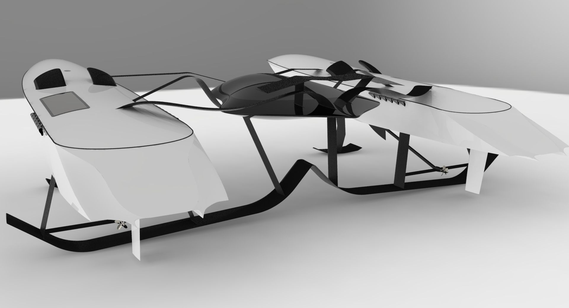 SeaLine hovercraft Free 3D model_3