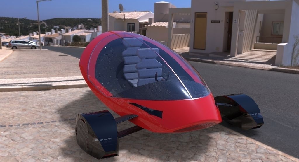 ELECTRIKE chair with light shining Free 3D model_7