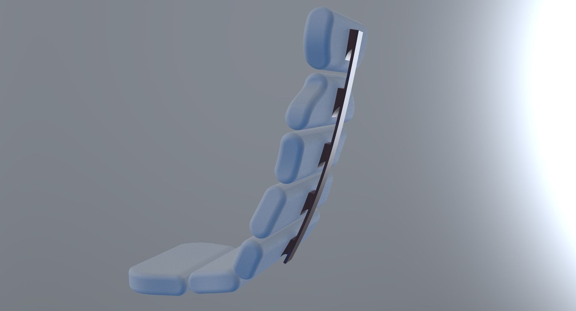 ELECTRIKE chair with light shining Free 3D model_4