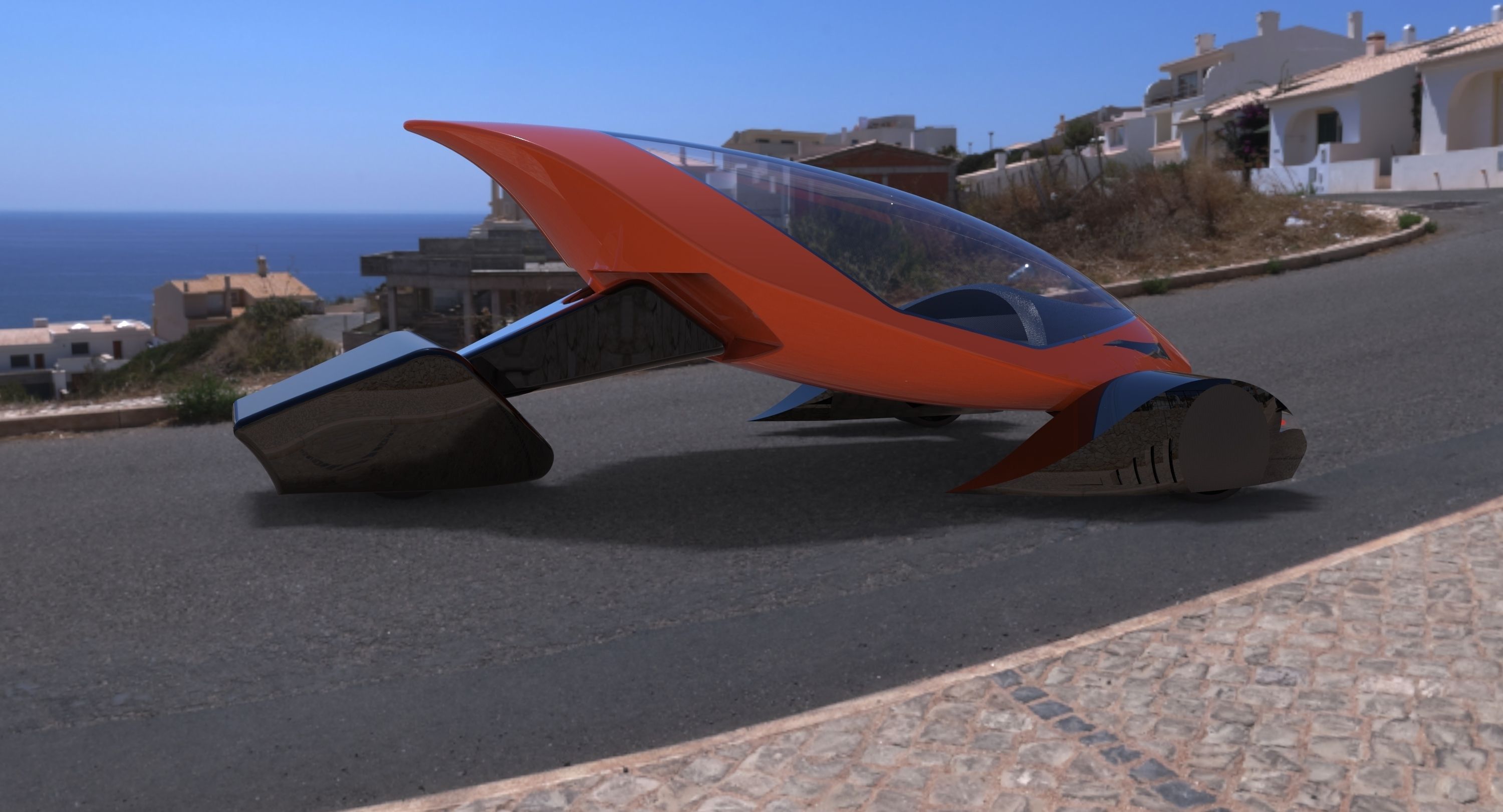 ELECTRIKE chair with light shining Free 3D model_5