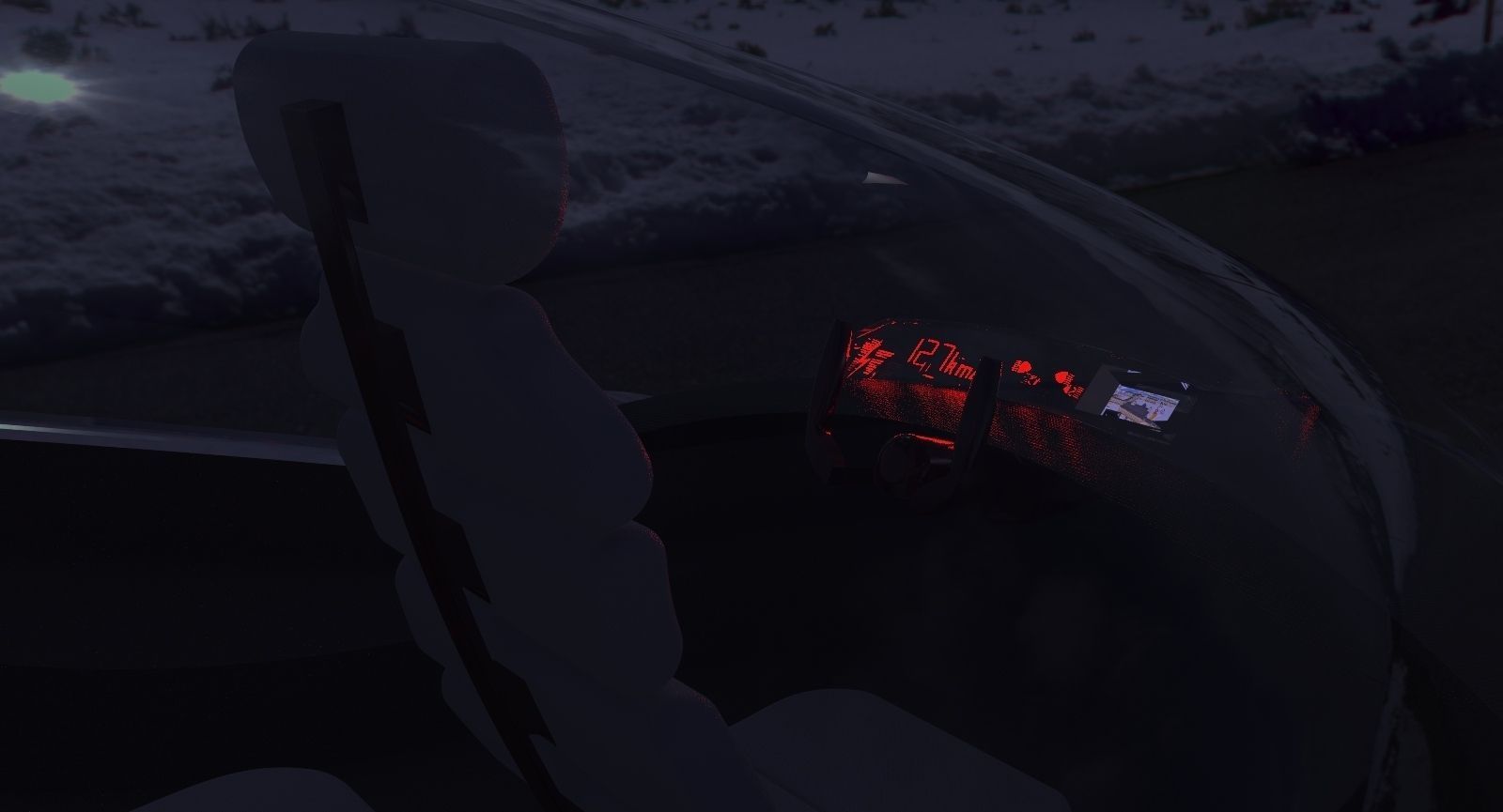 ELECTRIKE chair with light shining Free 3D model_11