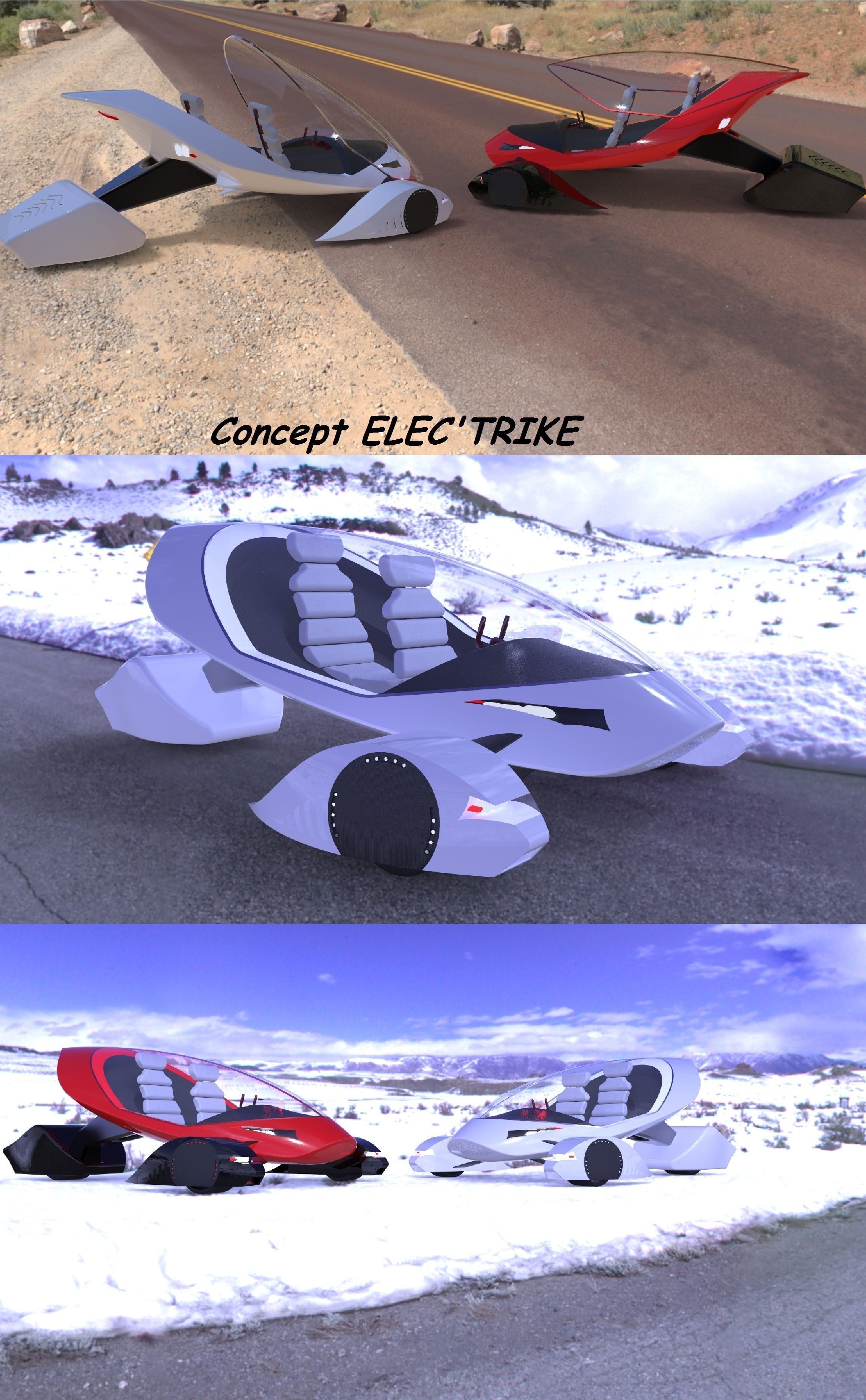 ELECTRIKE chair with light shining Free 3D model_13