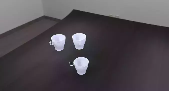 Plastic cup of vending machine 