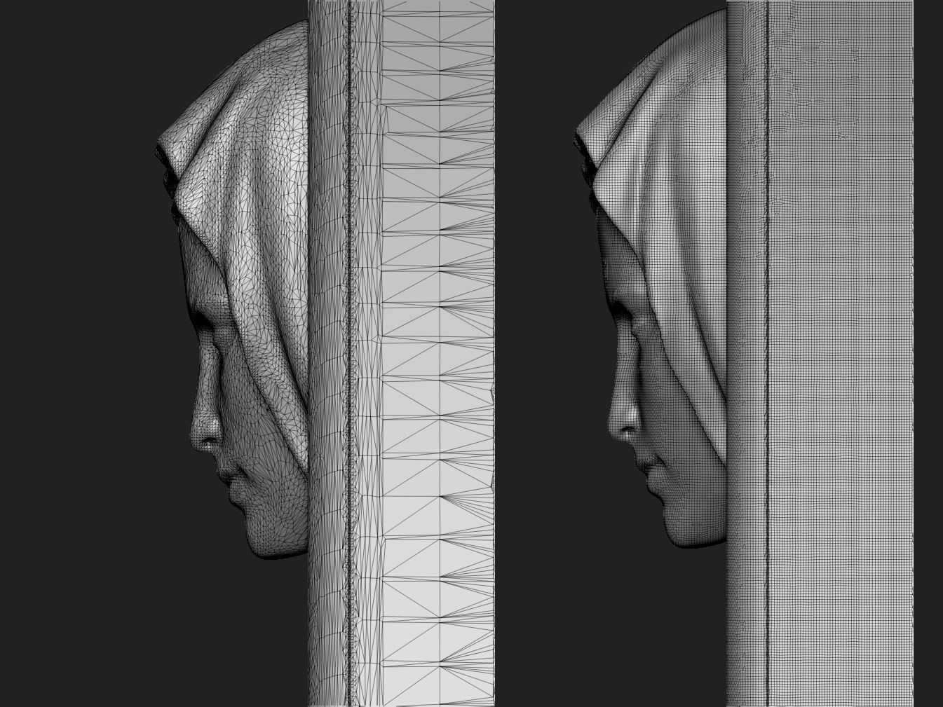 Virgin Mary Medallion no 3 3D print model_3