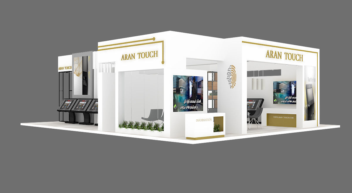 EXHIBITION stand  18 3D model_3