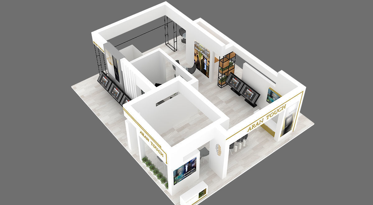EXHIBITION stand  18 3D model_8