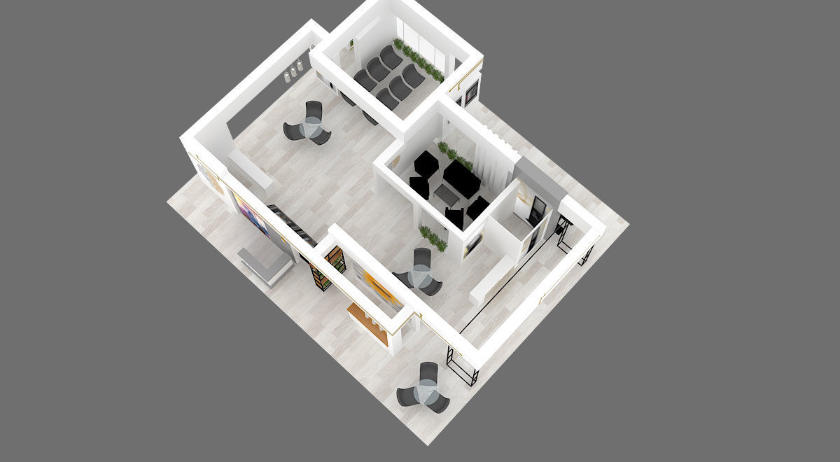 EXHIBITION stand  18 3D model_10