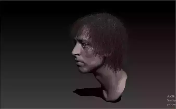 head 3D model zbrush 3D model