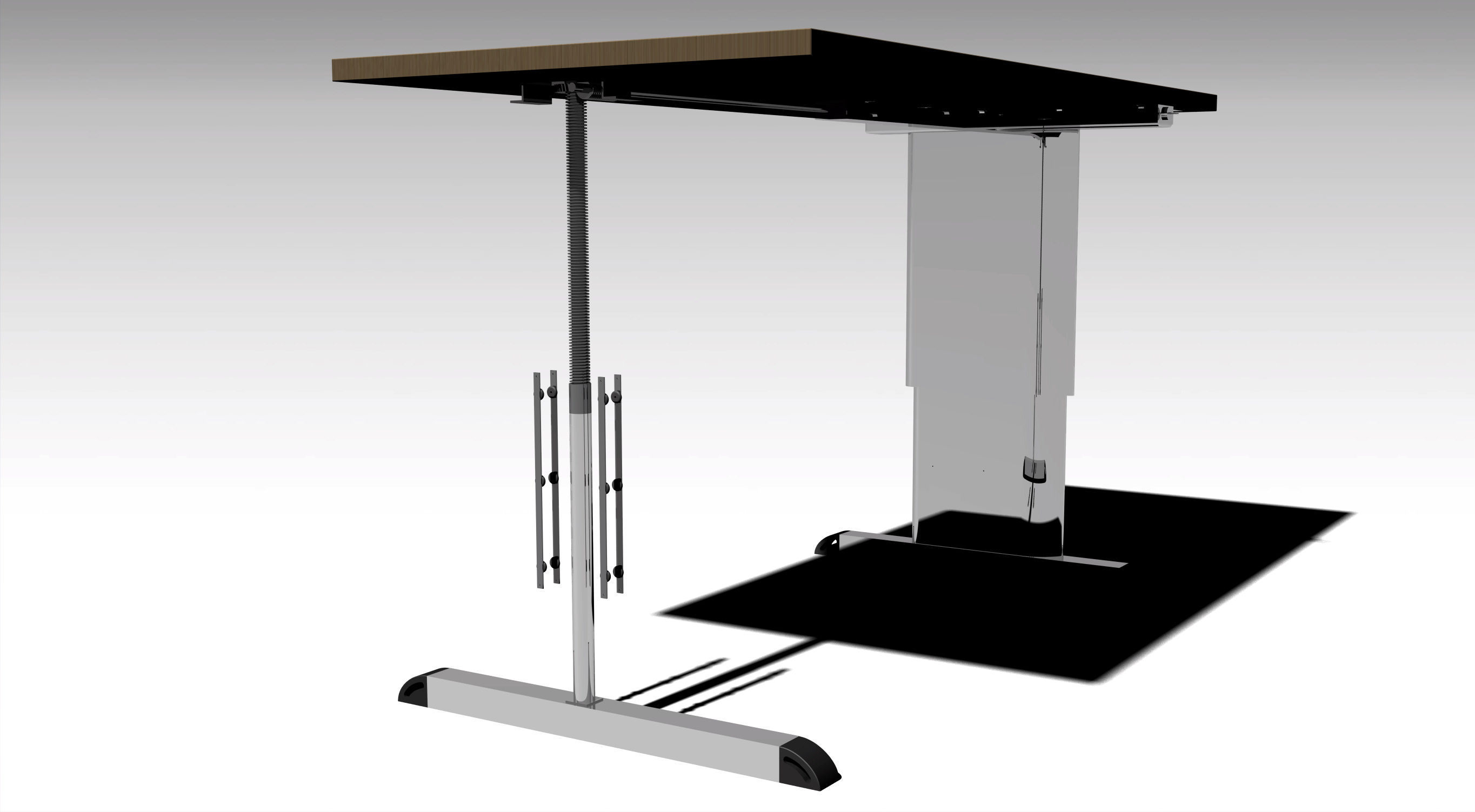 Table sovella simple workbench Free 3D model_2