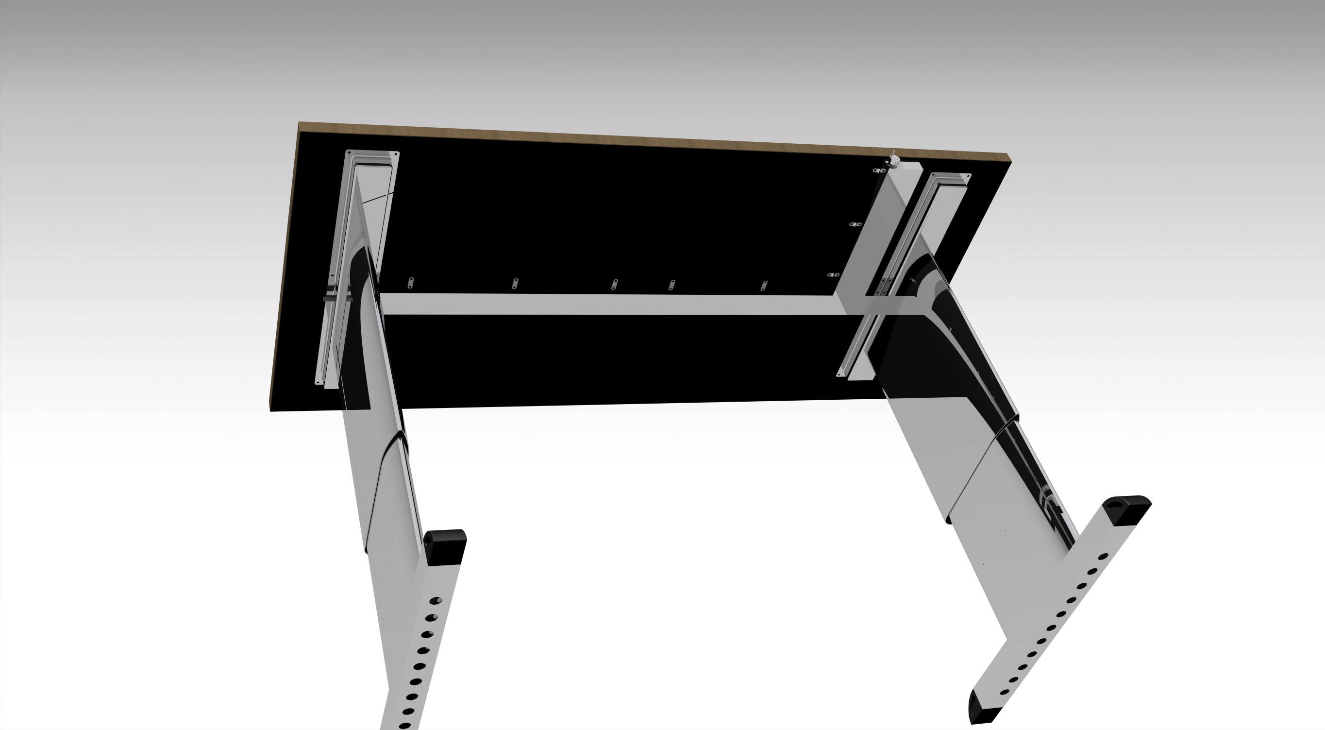 Table sovella simple workbench Free 3D model_1