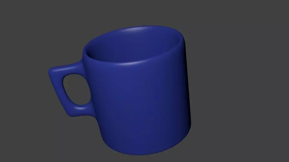 coffee cup Free 3D model_0