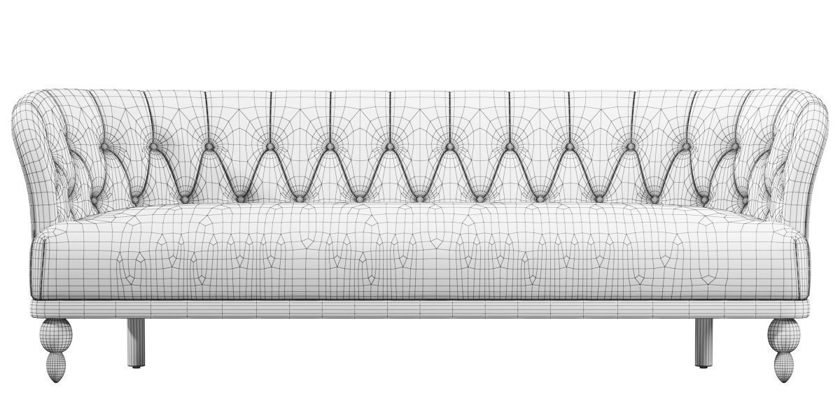 Studio Couch 3D model_3
