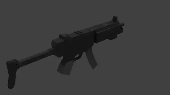 Mp5 Low Poly gun