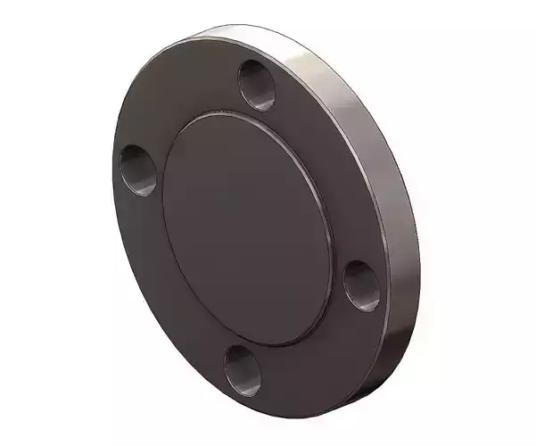 Blind Flange class 150 all configurations Free 3D model