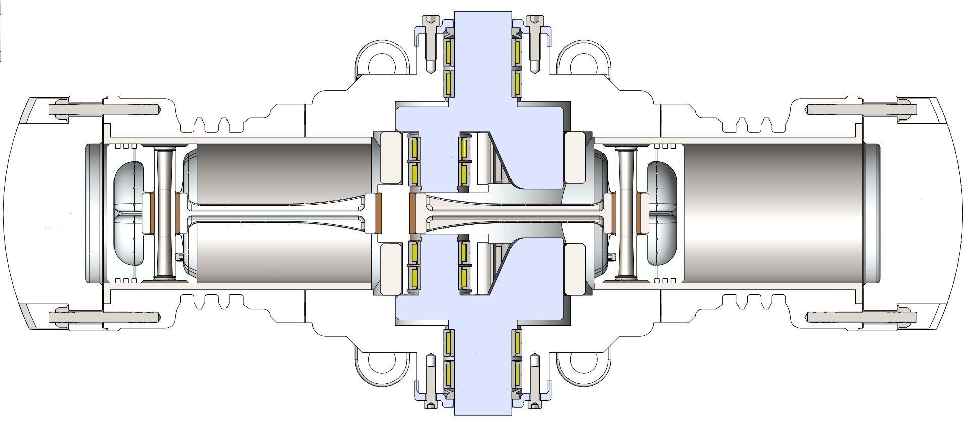 Hypocycloid air compressor Free 3D model_2