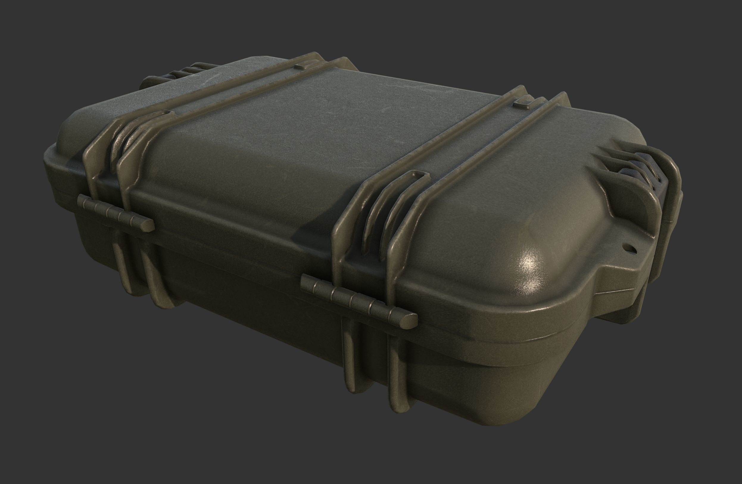 Military Weapons Case Low-poly 3D model_1