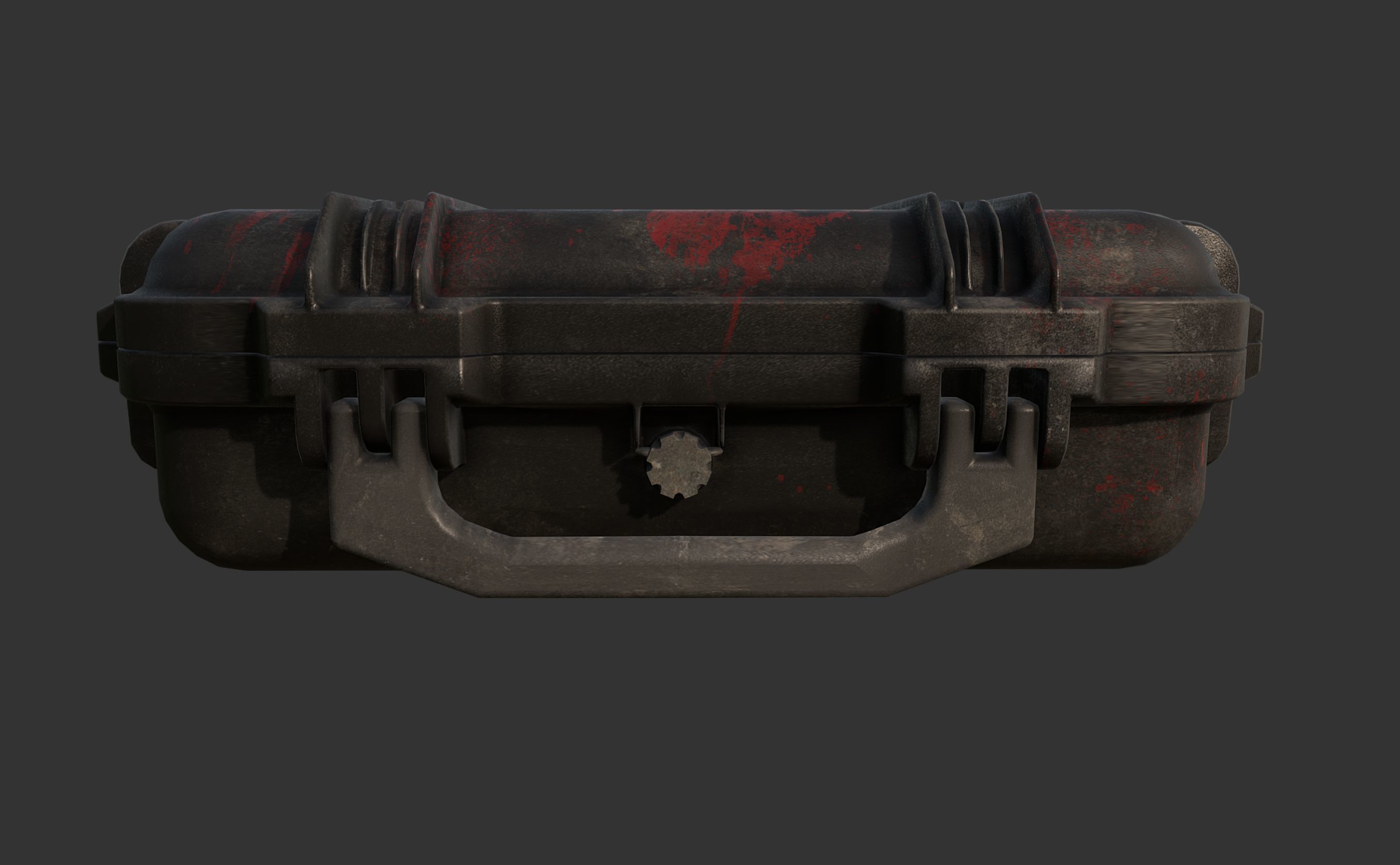 First Aid Kit Military Case Low-poly 3D model_5