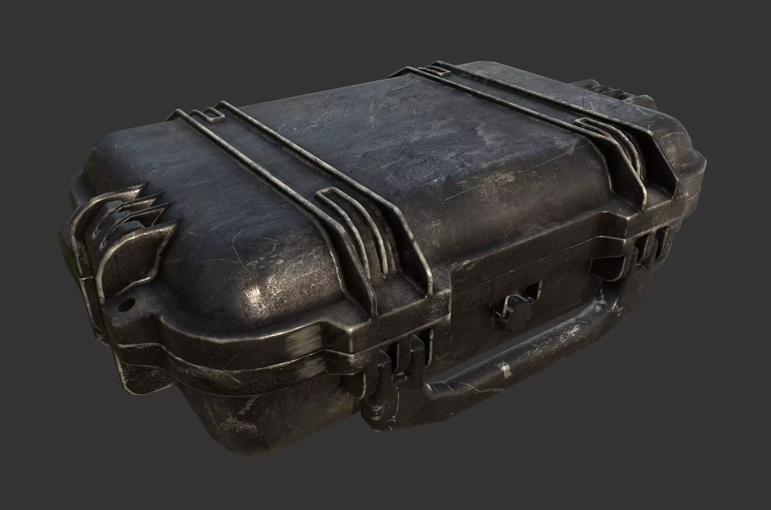 Military First Aid Kit Soldier Low-poly 3D model_0