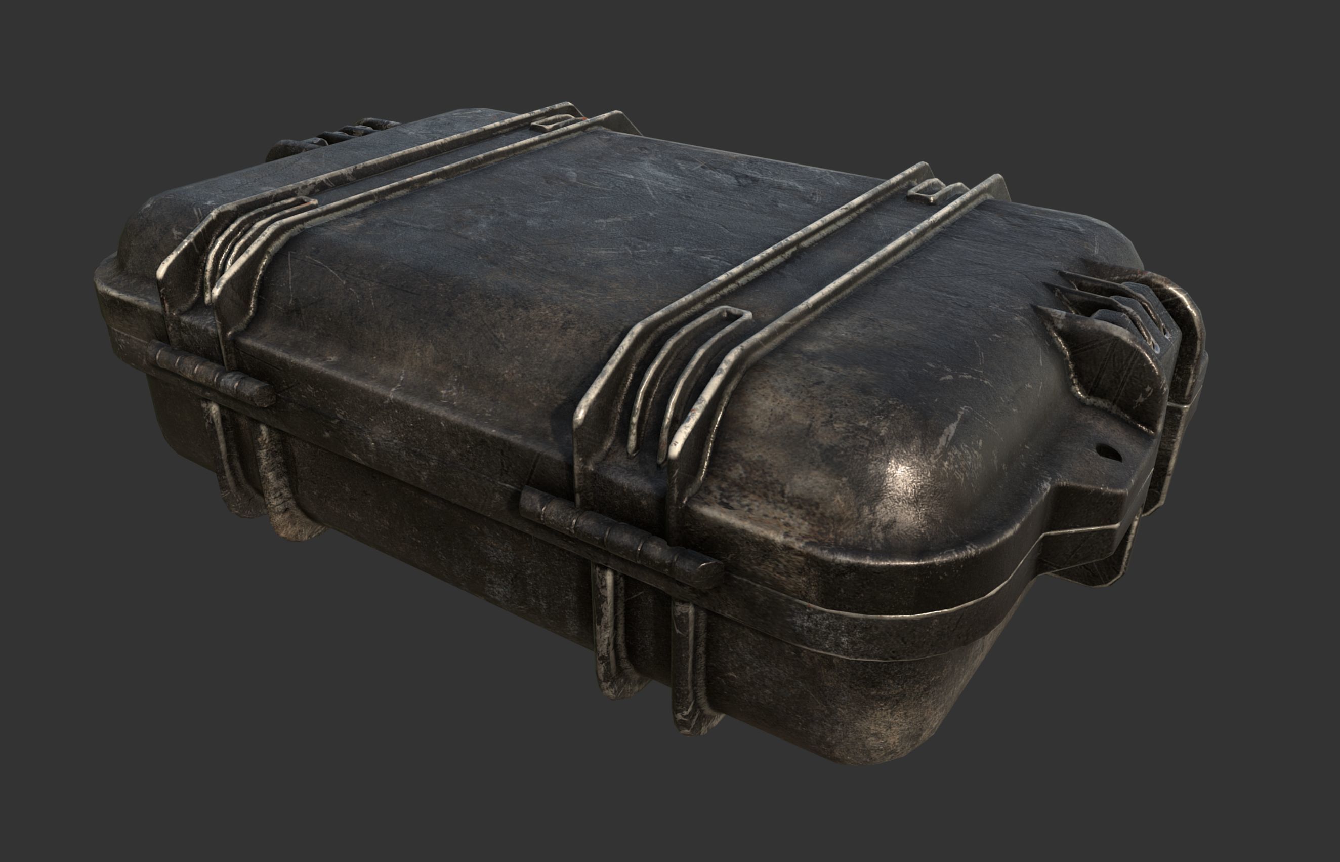 Military First Aid Kit Soldier Low-poly 3D model_1