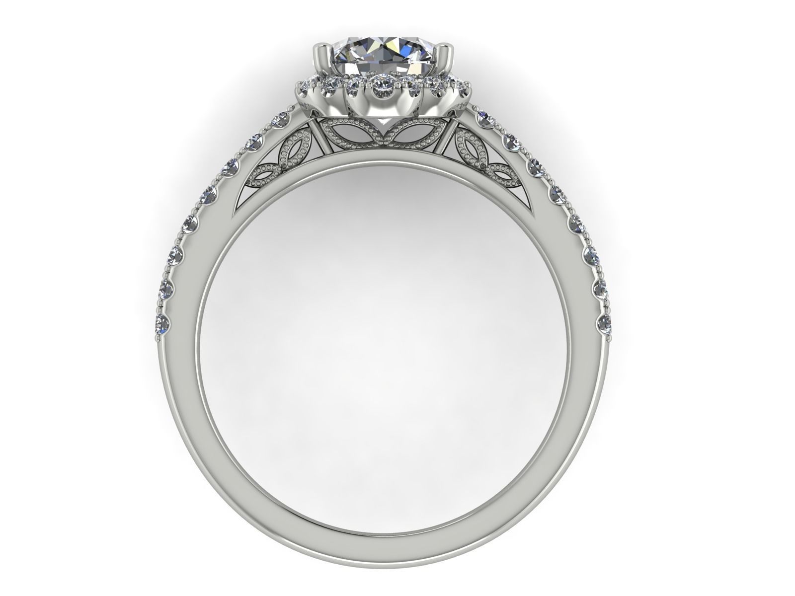 Ring04 halo diamond engagement ring 3D print model_1