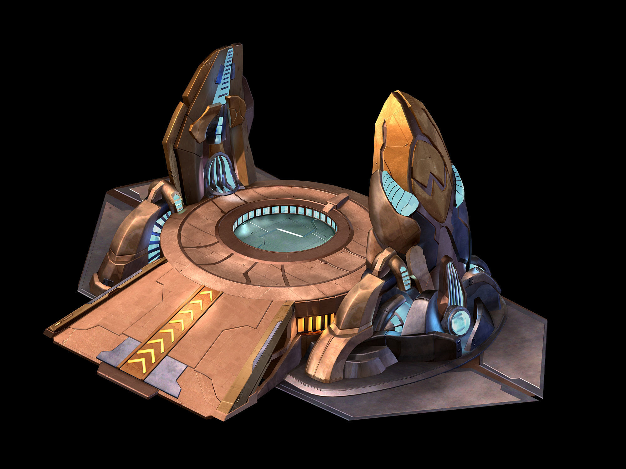 Lost Ancient Civilization - Transfer Point 02 3D model_3