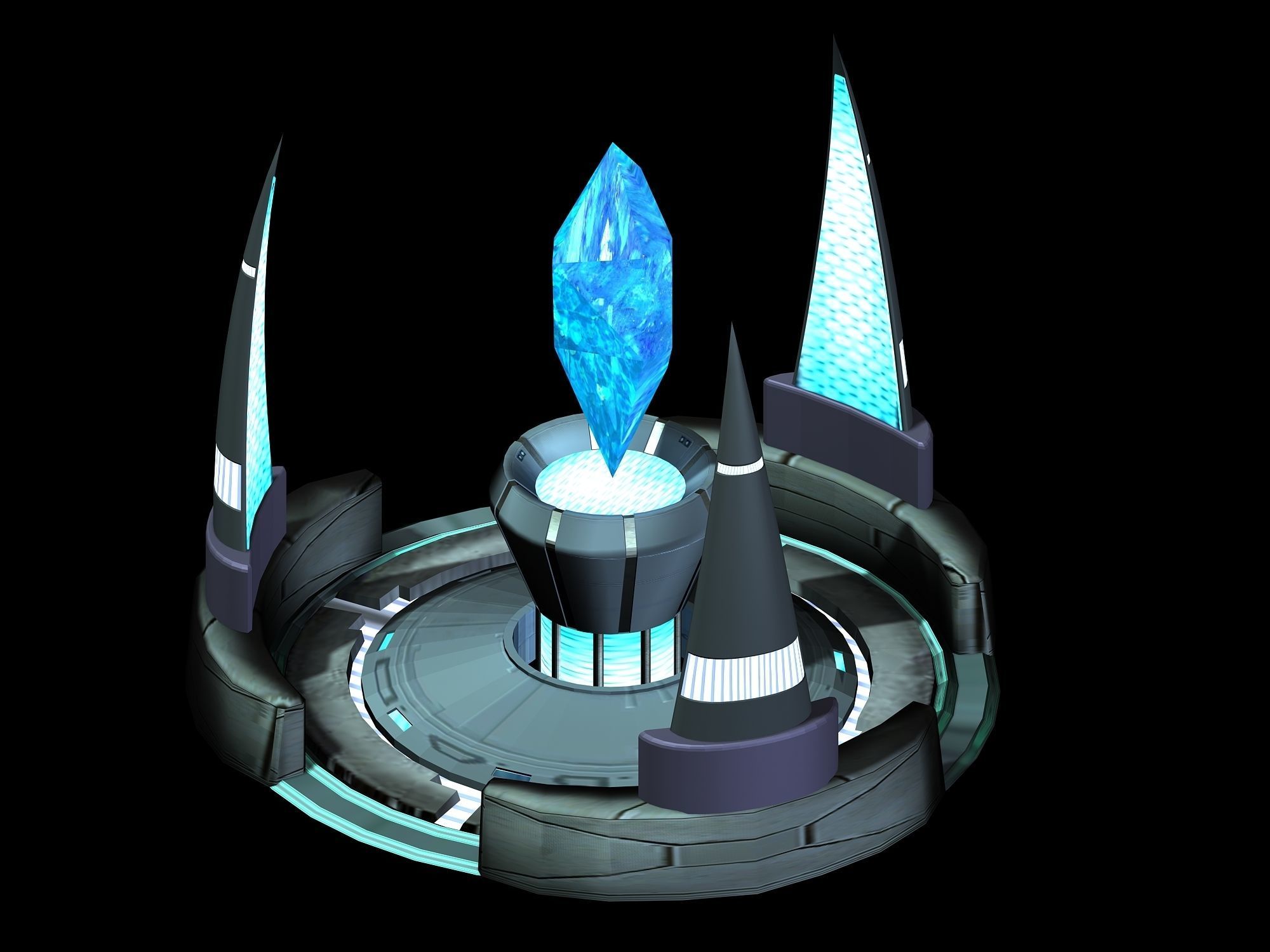 Crystal - Power Plant 01 3D model_4