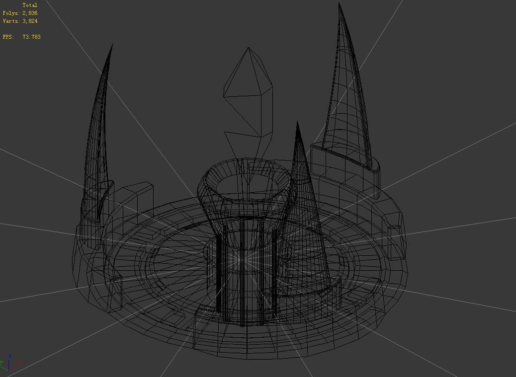 Crystal - Power Plant 01 3D model_2