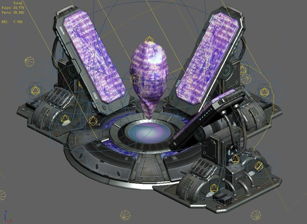 Crystal - Power Plant 05 3D model_2