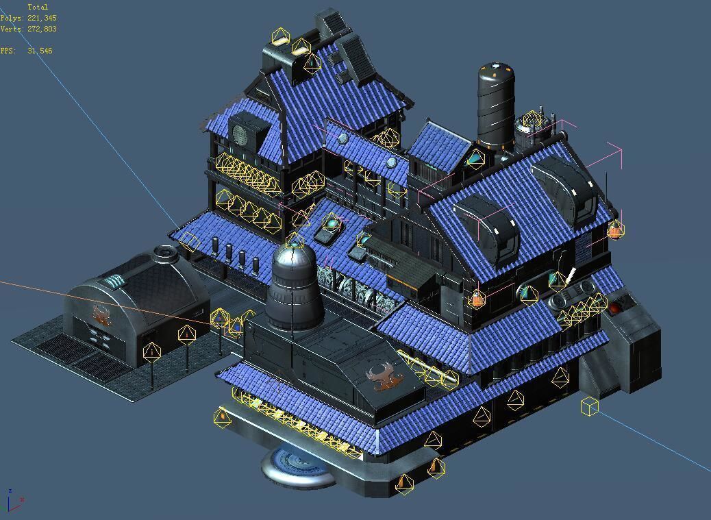 Crystal Palace - Factory 3D model_1