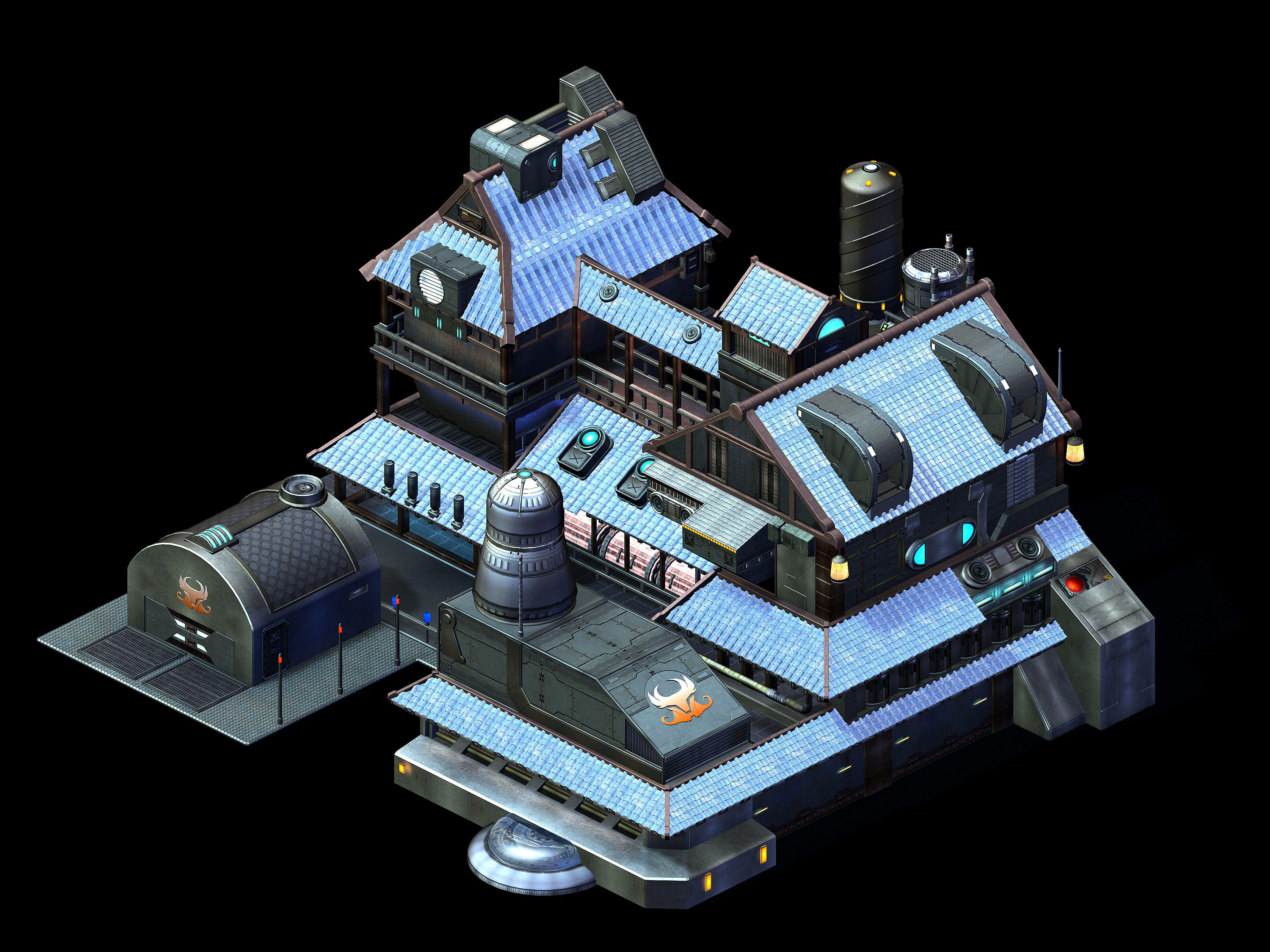 Crystal Palace - Factory 3D model_4