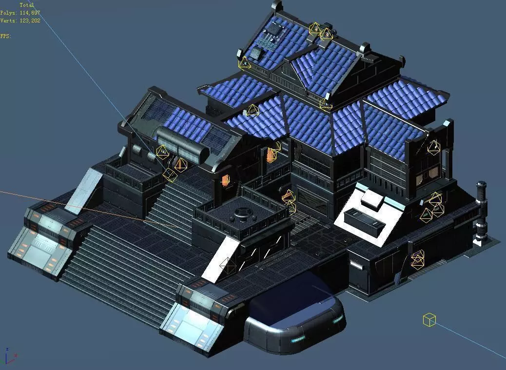 Crystal Palace - Market 3D model