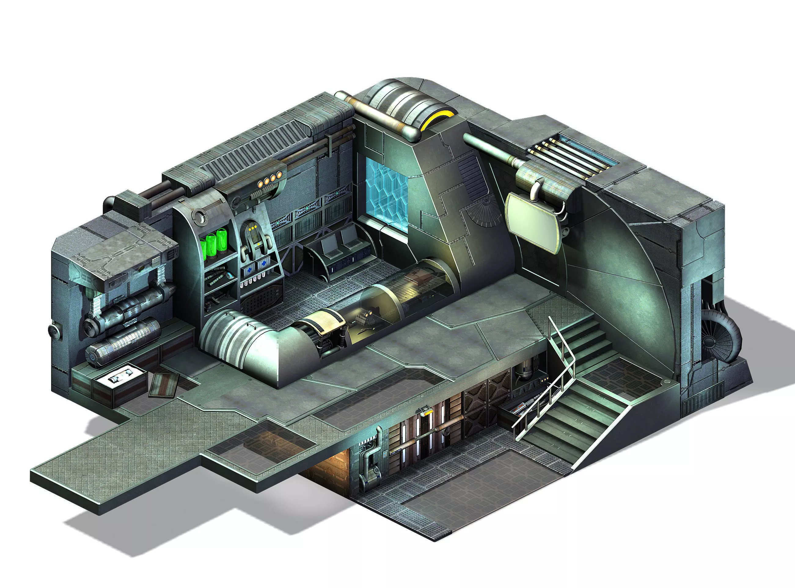 Crystal Palace - Flea Market Indoor 3D model_0