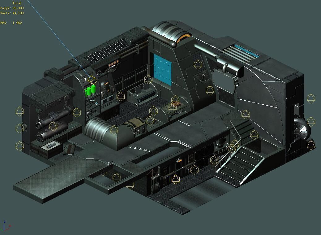 Crystal Palace - Flea Market Indoor 3D model_1