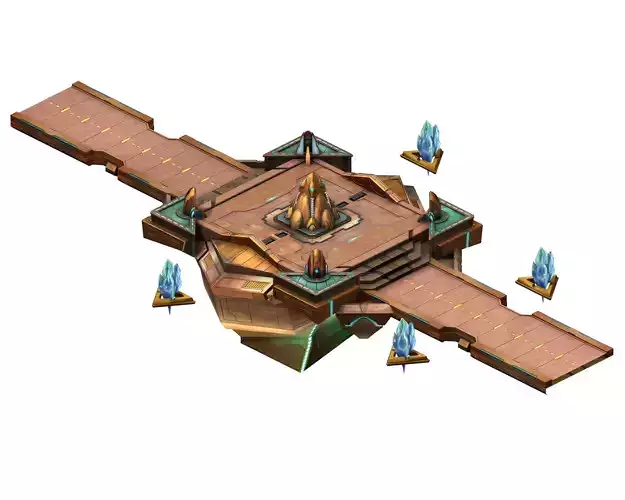 Crystal-energy altar