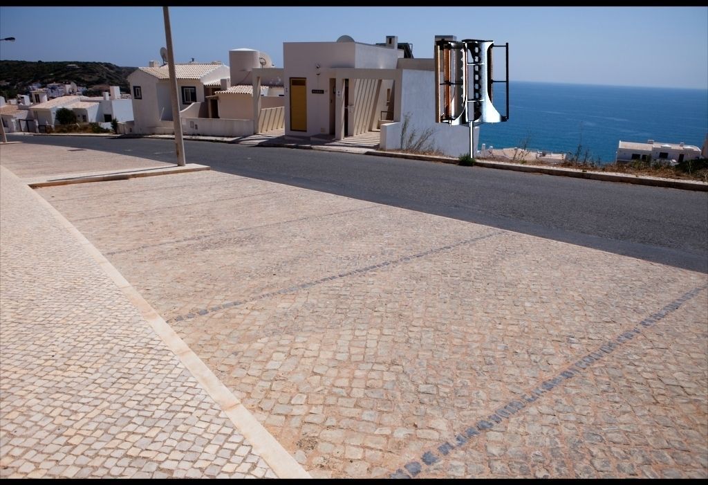 Vertical Axis Wind Turbine VAWT Free 3D model_4