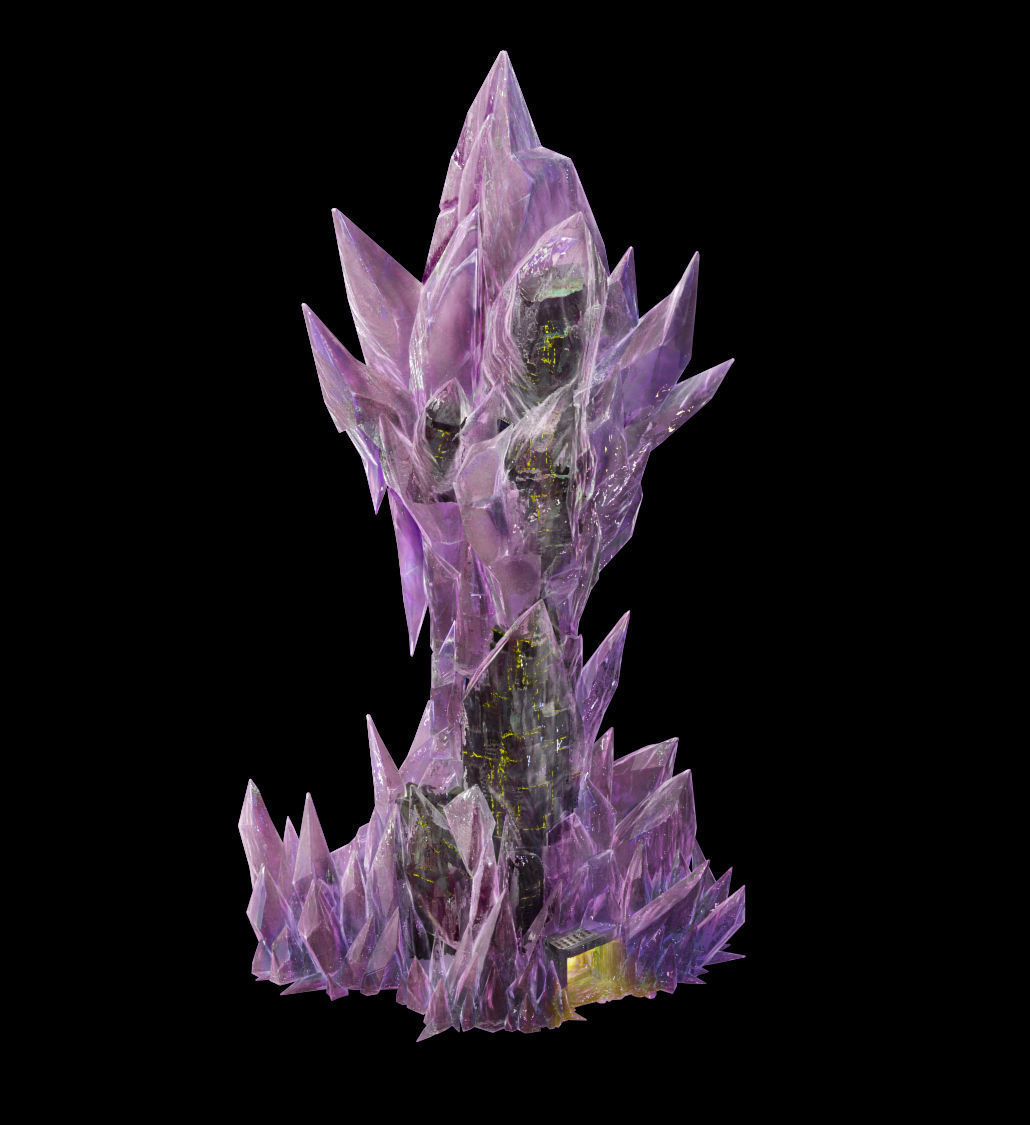 Battlestar - Icefield - Frosty Tower 01 3D model_3