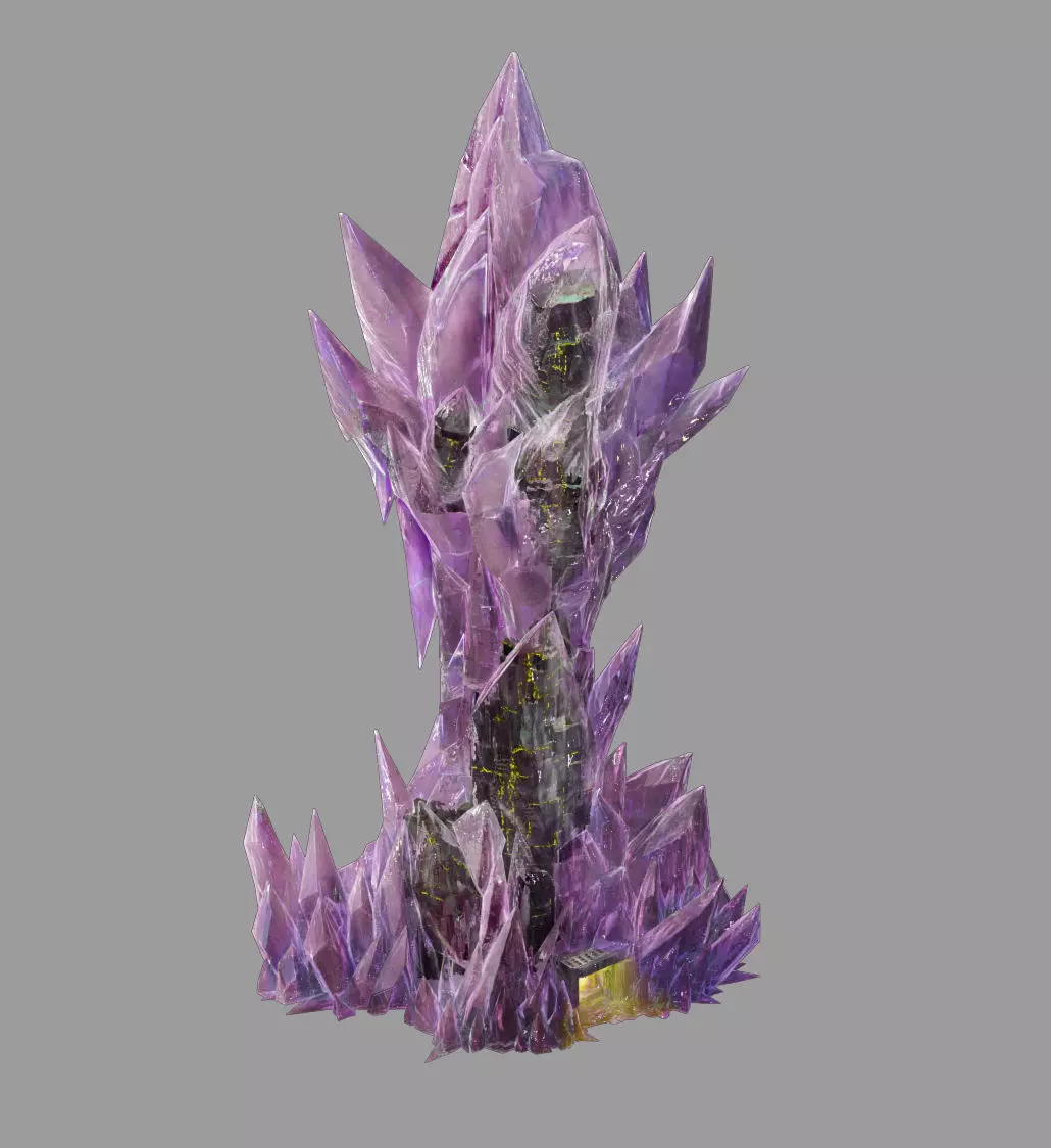 Battlestar - Icefield - Frosty Tower 01 3D model_0