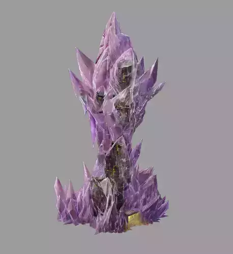 Battlestar - Icefield - Frosty Tower 01 3D model